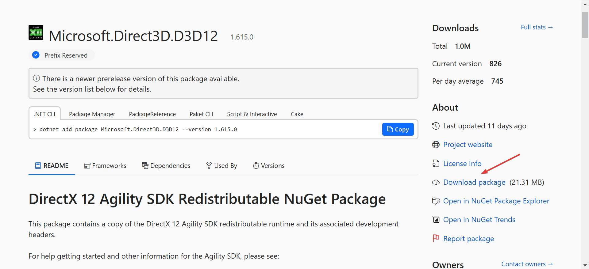download package